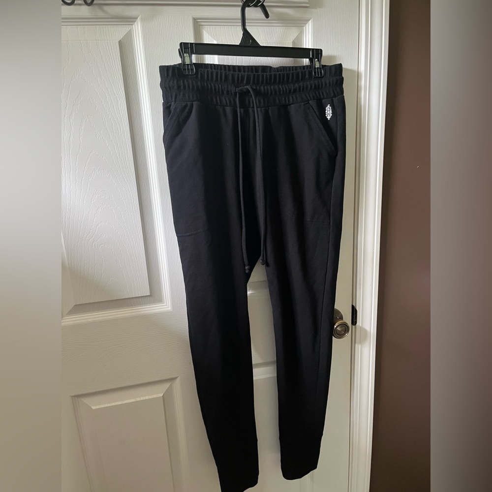 Free People Movement Black Joggers M